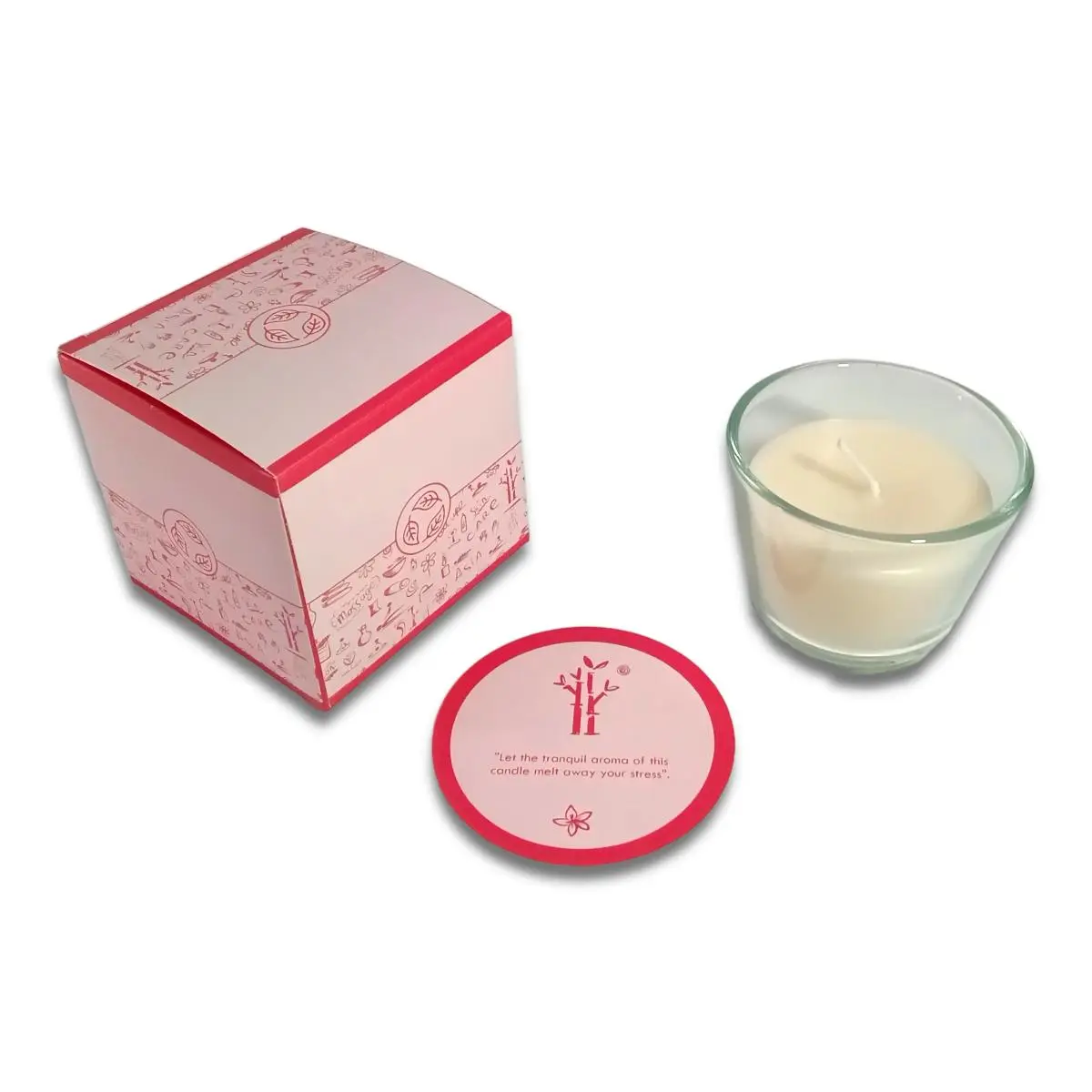 Premium Scented Jaygee-Doodle Spa-Red-Scented Candle JarCandle dbb836