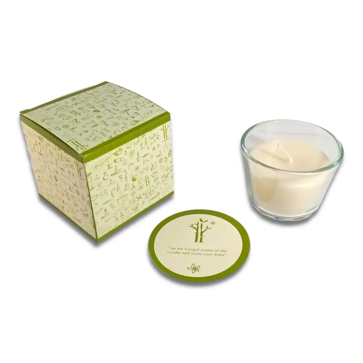 Jaygee-Doodle spa-Green-Scented Candle Jar