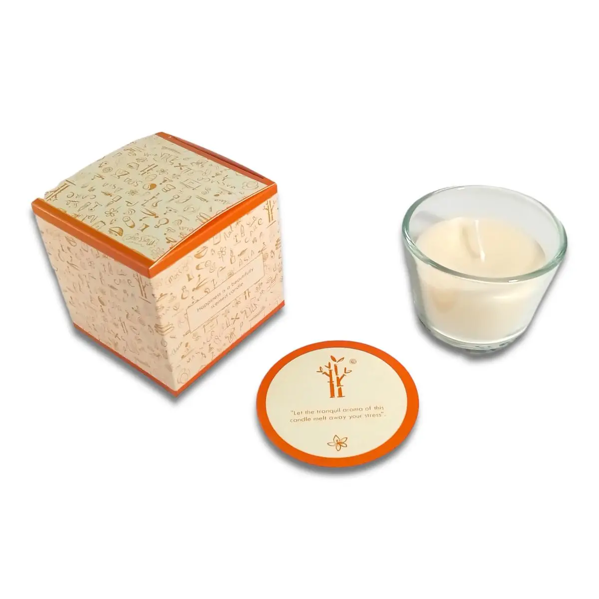 Jaygee-Doodle Spa-Orange-Scented Candle Jar